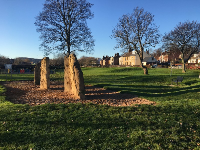 Greasbrough park stone sculpture